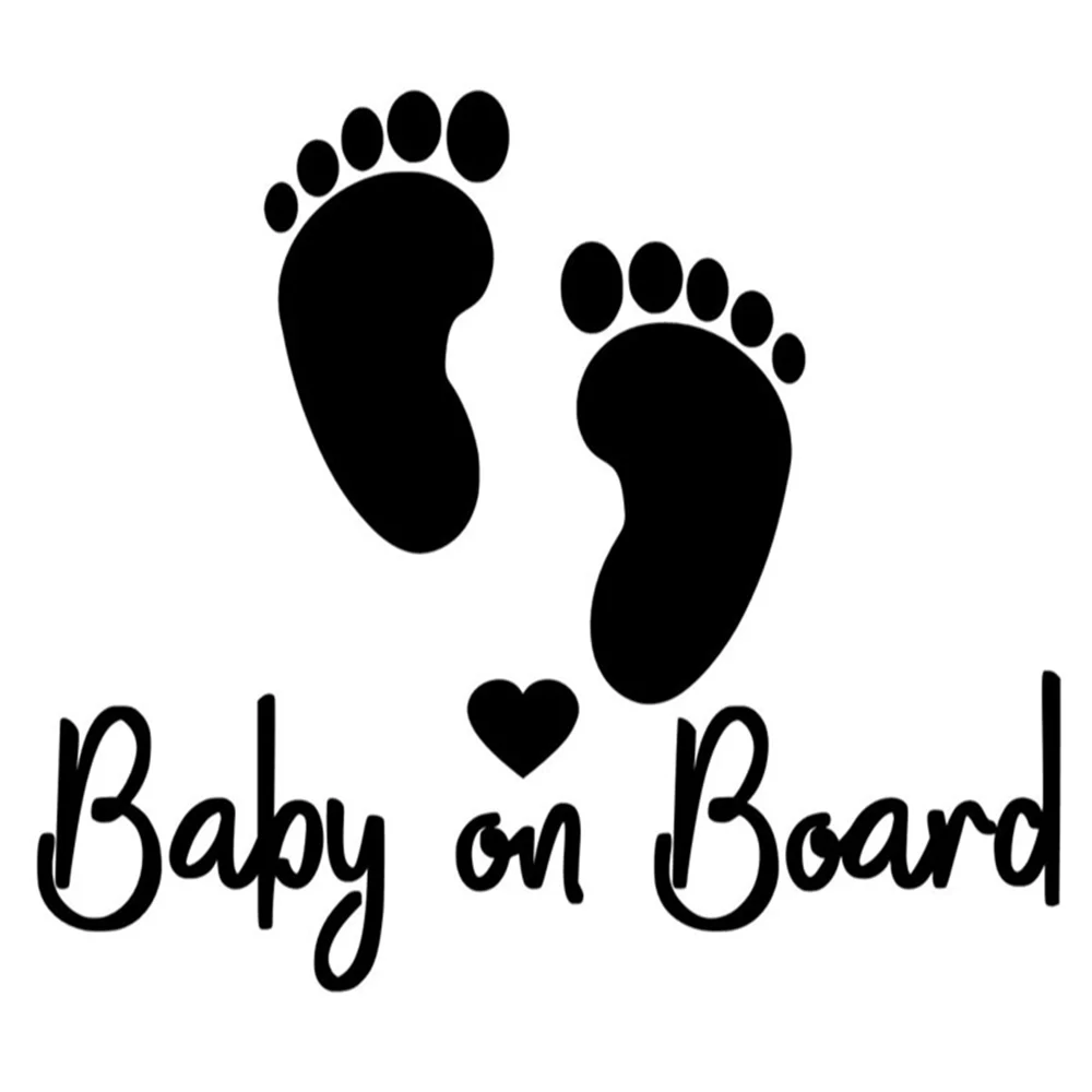 Baby Footprint Family Safety Vinyl Decal, Infant On Board Sticker for SUV Truck Van RV, Waterproof Auto Exterior Decor
Baby Footprint Family Safety Vinyl Decal, Infant On Board Sticker for SUV Truck Van RV, Waterproof Auto Exterior Decor
