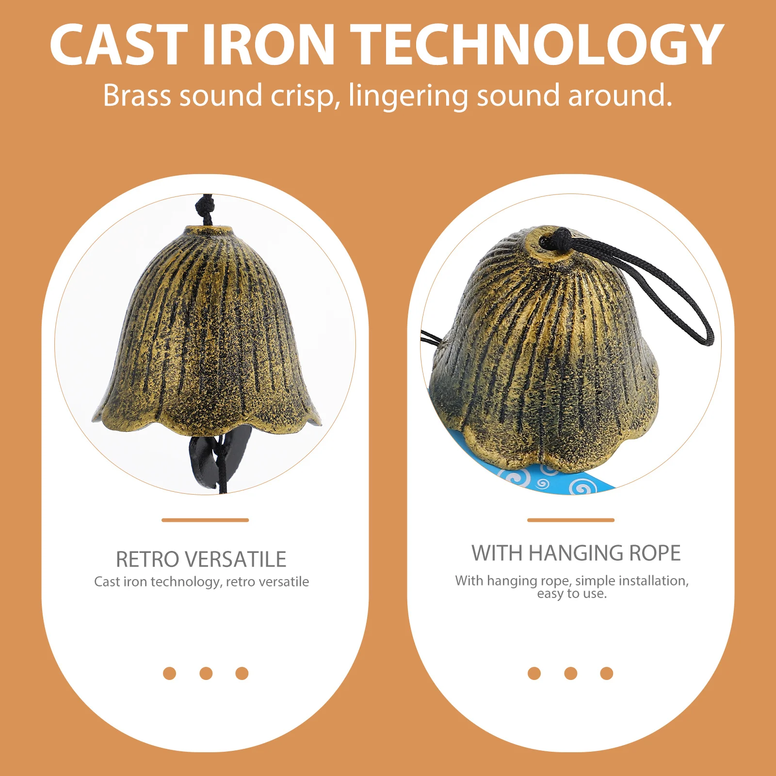 Japanese Style Iron Wind Bell Vintage Hanging nament for Home Balcony Yard Garden Outdoor Music Chime
Japanese Style Iron Wind Bell Vintage Hanging nament for Home Balcony Yard Garden Outdoor Music Chime