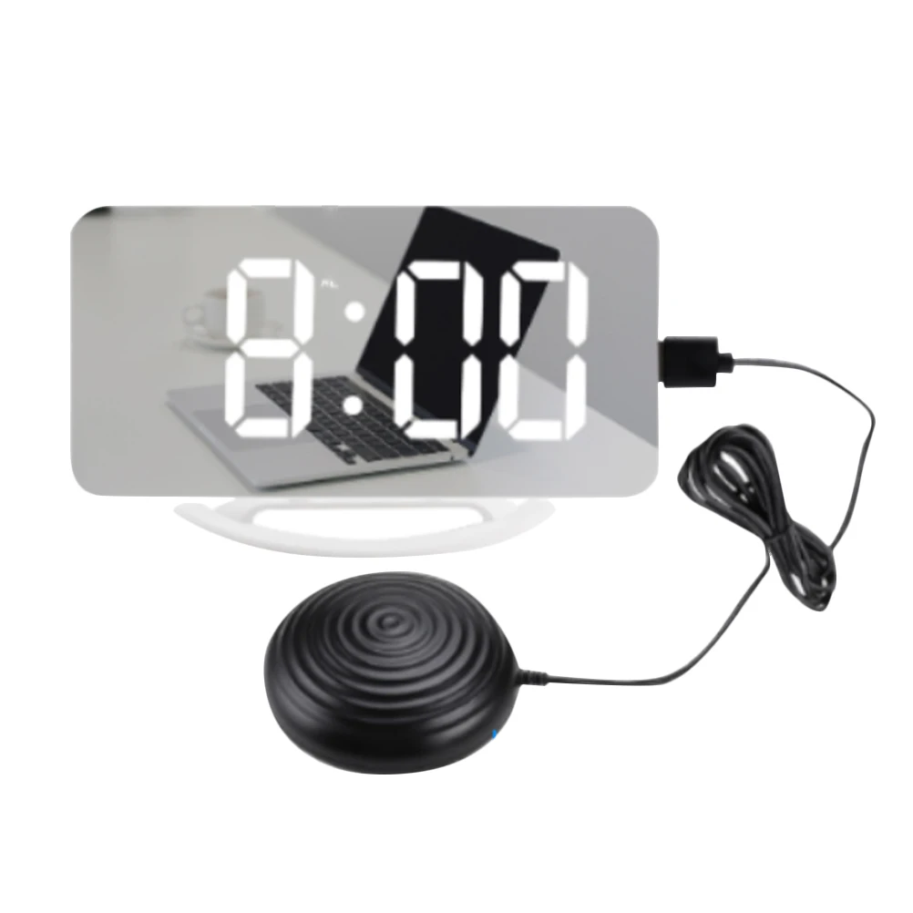 1 set Digital Vibration Clock Alarm Bedroom Mirror Small Charge Child Super Loud Alarm Clock Mirror Design Waterproof
1 set Digital Vibration Clock Alarm Bedroom Mirror Small Charge Child Super Loud Alarm Clock Mirror Design Waterproof