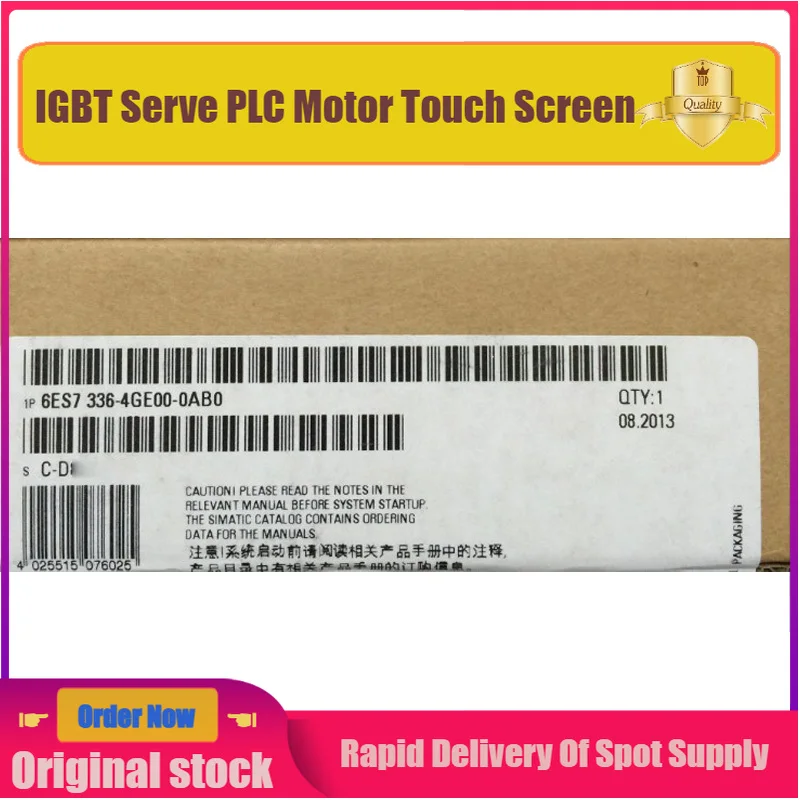 New original 6ES7336-4GE00-0AB0 6ES73364GE000AB0 S7-300 module logic input SM336 spot
New original 6ES7336-4GE00-0AB0 6ES73364GE000AB0 S7-300 module logic input SM336 spot