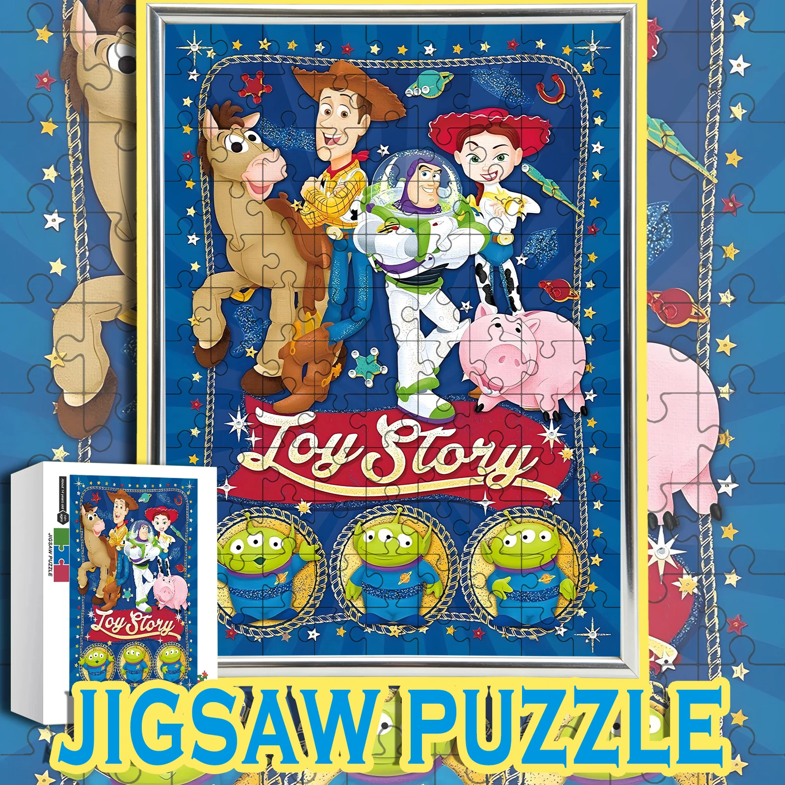Toy Story Main Characters Space Star Background Retro Cartoon Wooden Jigsaw Puzzle 108/200/300/500/1000pcs Color Box
Toy Story Main Characters Space Star Background Retro Cartoon Wooden Jigsaw Puzzle 108/200/300/500/1000pcs Color Box
