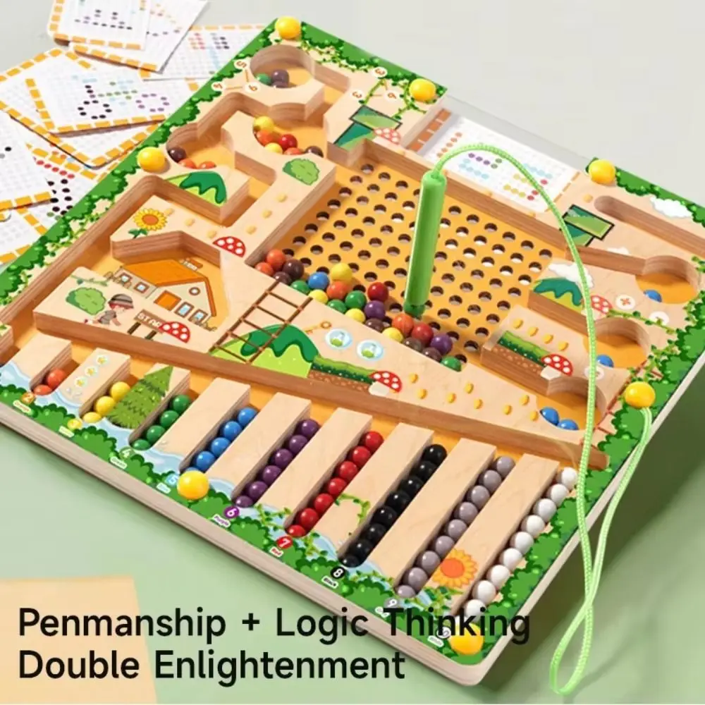 Wood Wooden Positioning Game Montessori Magnetic ’s Concentration Training Toys Funny Colorful Number Writing Magnetic Maze
Wood Wooden Positioning Game Montessori Magnetic ’s Concentration Training Toys Funny Colorful Number Writing Magnetic Maze