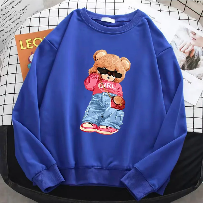 Y2K Bear Trendy Womens Solid Hoodies Basic Warm Fleece Sweatshirt Soft Fashion 90s O-Neck Pullover Casual Female Clothes
Y2K Bear Trendy Womens Solid Hoodies Basic Warm Fleece Sweatshirt Soft Fashion 90s O-Neck Pullover Casual Female Clothes