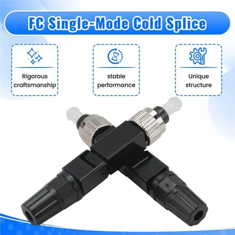 AYHF FC Single-Mode Cold Splice Optical Fiber Cable Connector 15Pcs Pre-Buried Quick Splice Connector
AYHF FC Single-Mode Cold Splice Optical Fiber Cable Connector 15Pcs Pre-Buried Quick Splice Connector