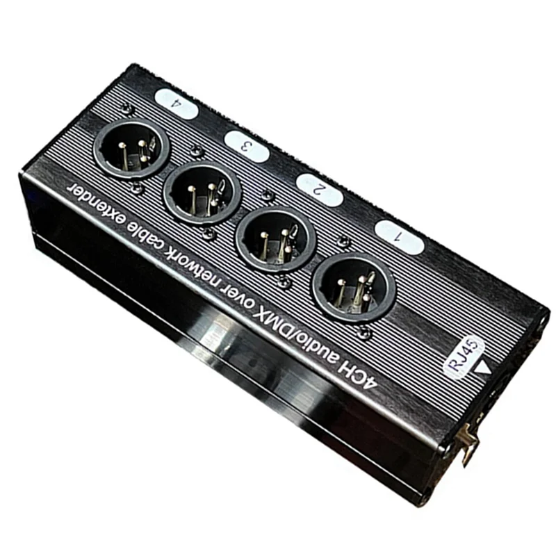B30C-3Pc 4-Channel 3-Pin XLR Audio And DMX Over Network Cable Extender, DMX512 Network Signal Extender , Male
B30C-3Pc 4-Channel 3-Pin XLR Audio And DMX Over Network Cable Extender, DMX512 Network Signal Extender , Male
