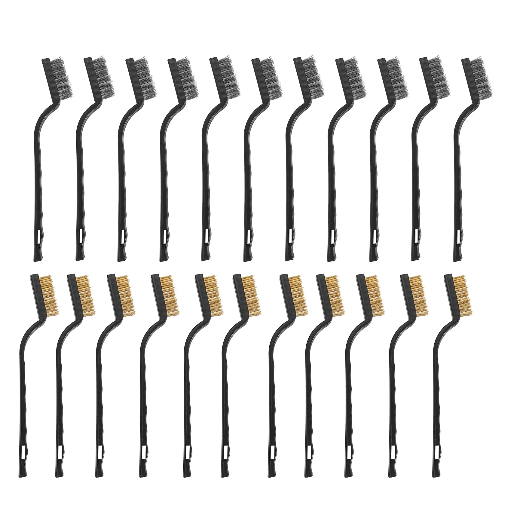 A64Z!! 20 Pcs Wire Brush Metal Brush for Cleaning Welding Slag and Rust Scratch Brush Curved Handle Slag Brush Wire Rust Brush
A64Z!! 20 Pcs Wire Brush Metal Brush for Cleaning Welding Slag and Rust Scratch Brush Curved Handle Slag Brush Wire Rust Brush