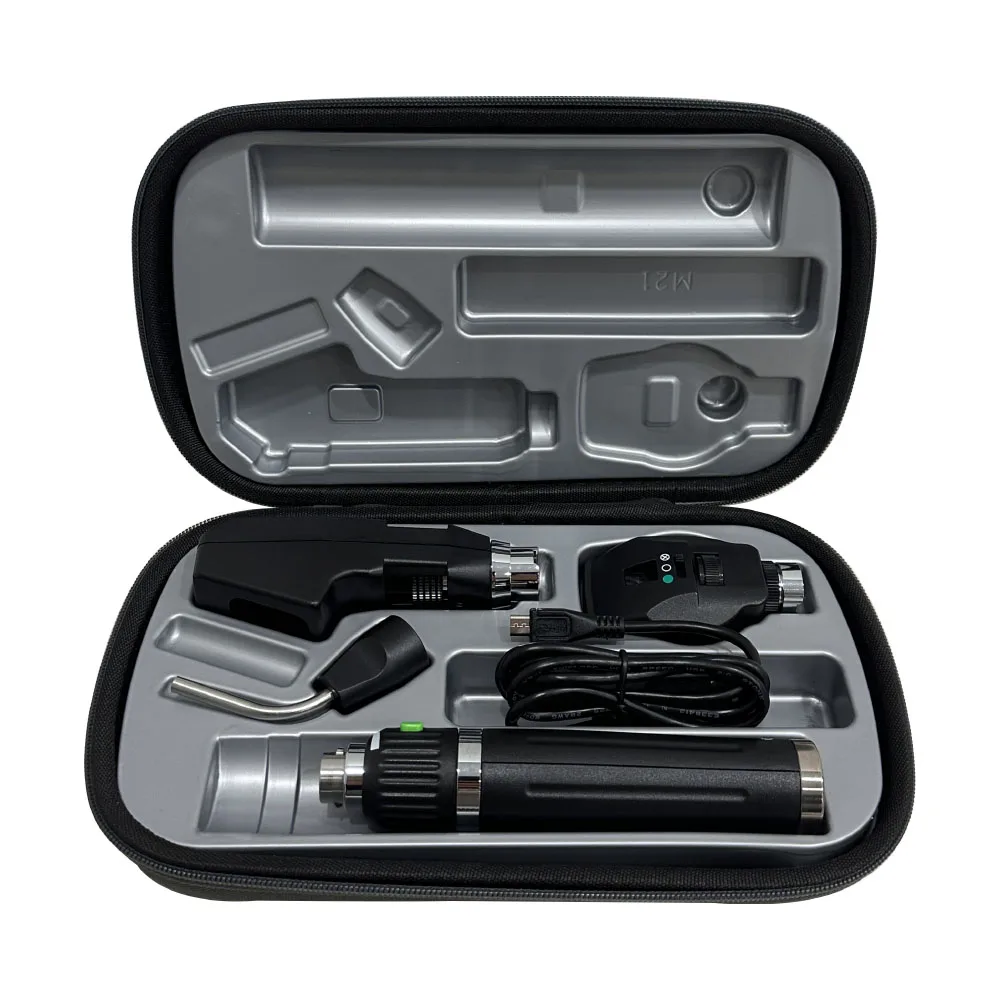 High Quality Rechargeable Retinoscope Diagnostic Sets 3 in 1 Ophthalmic Equipment Diagnostic Tools with Halogen Light Source
High Quality Rechargeable Retinoscope Diagnostic Sets 3 in 1 Ophthalmic Equipment Diagnostic Tools with Halogen Light Source