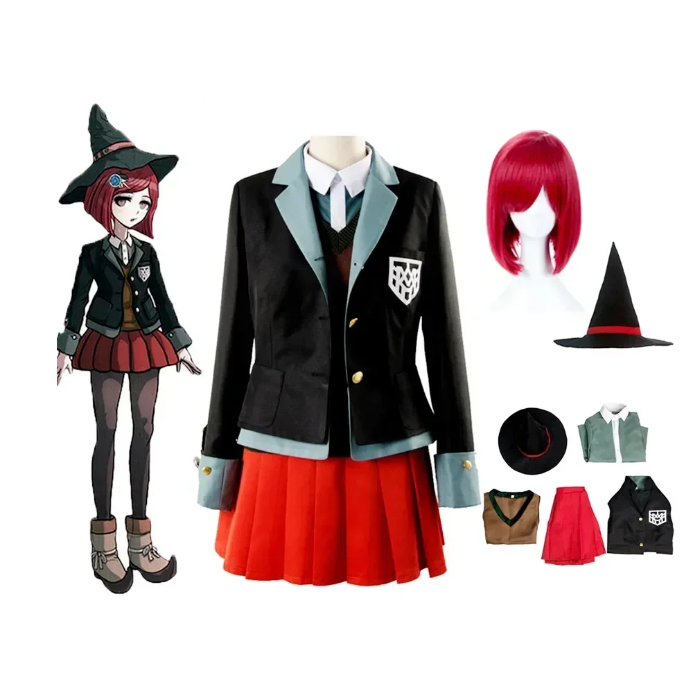 New Danganronpa Yumeno Himiko Magician Girl Uniform Cosplay Costume Set With Wig Anime Halloween Party Attire For Women
New Danganronpa Yumeno Himiko Magician Girl Uniform Cosplay Costume Set With Wig Anime Halloween Party Attire For Women
