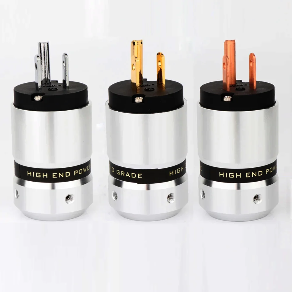 Pair US power plug Rhodium/Gold/Red Copper Plated US Aluminum enclosure power Plug Male Plug IEC Female DIY Power Cord Connector
Pair US power plug Rhodium/Gold/Red Copper Plated US Aluminum enclosure power Plug Male Plug IEC Female DIY Power Cord Connector