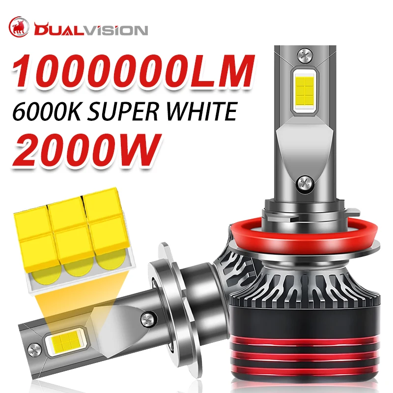 H7 LED Car Lights H4 LED CANBUS H1 H3 H11 H8 H9 Car Headlight 5570 CSP 9005 9006 HB3 HB4 9012 HIR2 Hi/Lo Beam Fog Light 2000W
H7 LED Car Lights H4 LED CANBUS H1 H3 H11 H8 H9 Car Headlight 5570 CSP 9005 9006 HB3 HB4 9012 HIR2 Hi/Lo Beam Fog Light 2000W