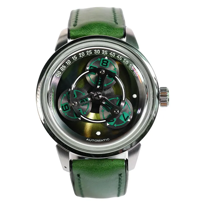 HANBORO Men Automatic Watch 42MM Mechanical Wristwatch 5ATM Sapphire Mirror Luminous Rotatable Starwheel Dial
HANBORO Men Automatic Watch 42MM Mechanical Wristwatch 5ATM Sapphire Mirror Luminous Rotatable Starwheel Dial