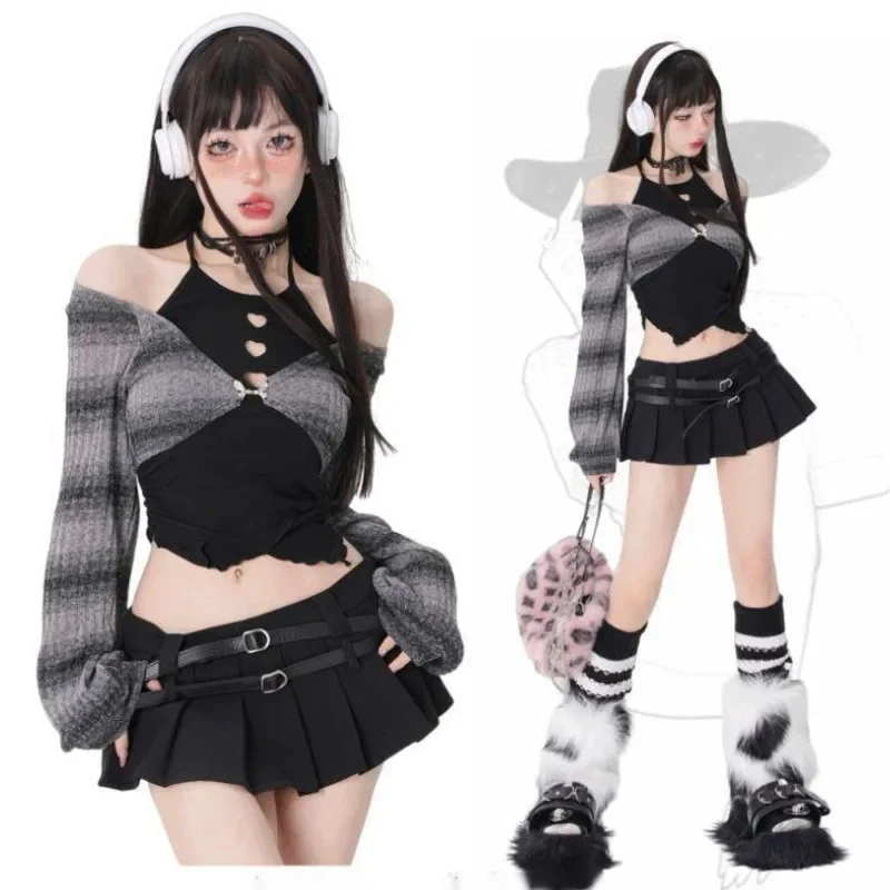 Heart T-shirt Skirt 2 Piece Sets Japan JK Lolita Kawaii Skirt Cute Girl Sweet Cute Ruffle Edge Large Waist A-line Half Skirt Top
Heart T-shirt Skirt 2 Piece Sets Japan JK Lolita Kawaii Skirt Cute Girl Sweet Cute Ruffle Edge Large Waist A-line Half Skirt Top