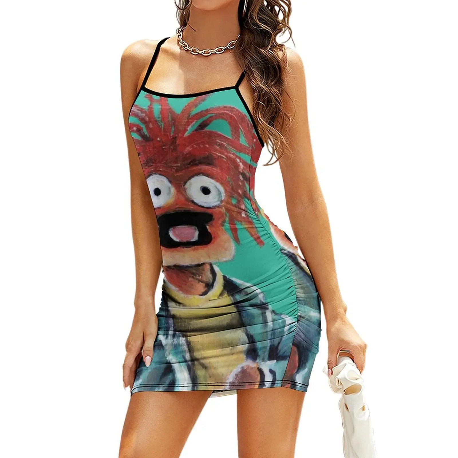 Pepe The King Prawn Fan Art Sling Dress long sleeve dresses Dress for girls Dress
Pepe The King Prawn Fan Art Sling Dress long sleeve dresses Dress for girls Dress