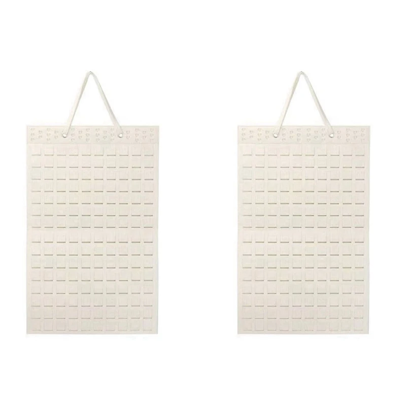 NEW-2X Hanging Jewellery Organiser, Foldable Hanging Earring Holder, Holds Up To 300 Pairs For Girls And Women, Beige
NEW-2X Hanging Jewellery Organiser, Foldable Hanging Earring Holder, Holds Up To 300 Pairs For Girls And Women, Beige