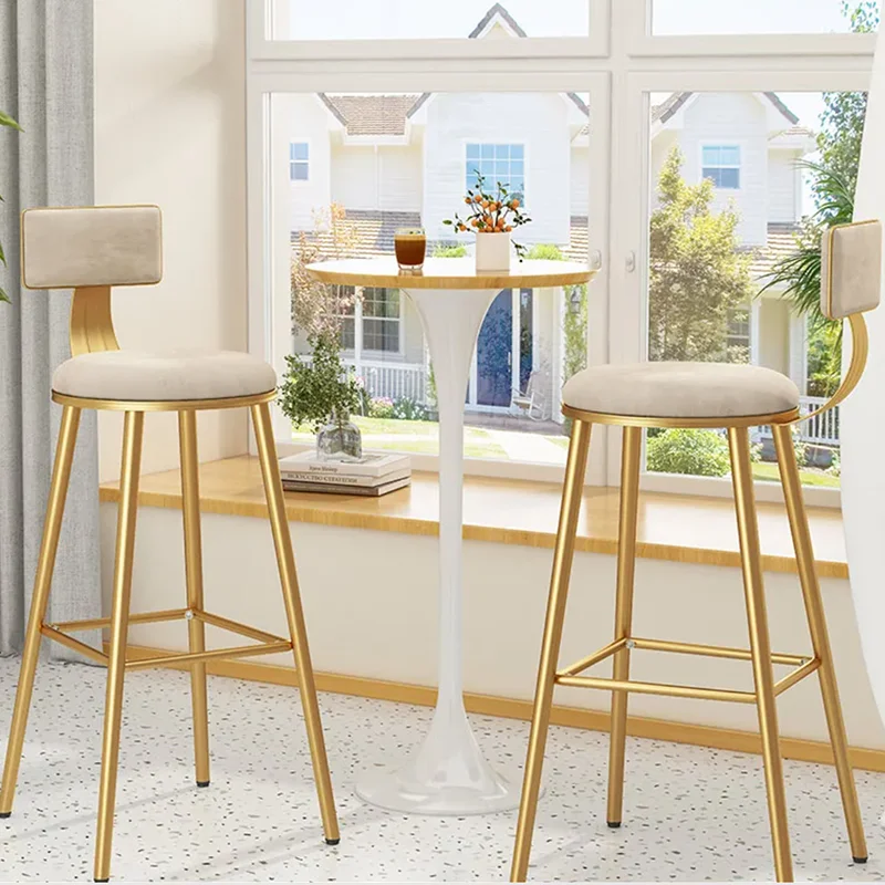 Bar Stool Minimalistic Luxury Gold High Designer Living Room Chairs Furniture Sillas Para Comedor Home Furniture
Bar Stool Minimalistic Luxury Gold High Designer Living Room Chairs Furniture Sillas Para Comedor Home Furniture