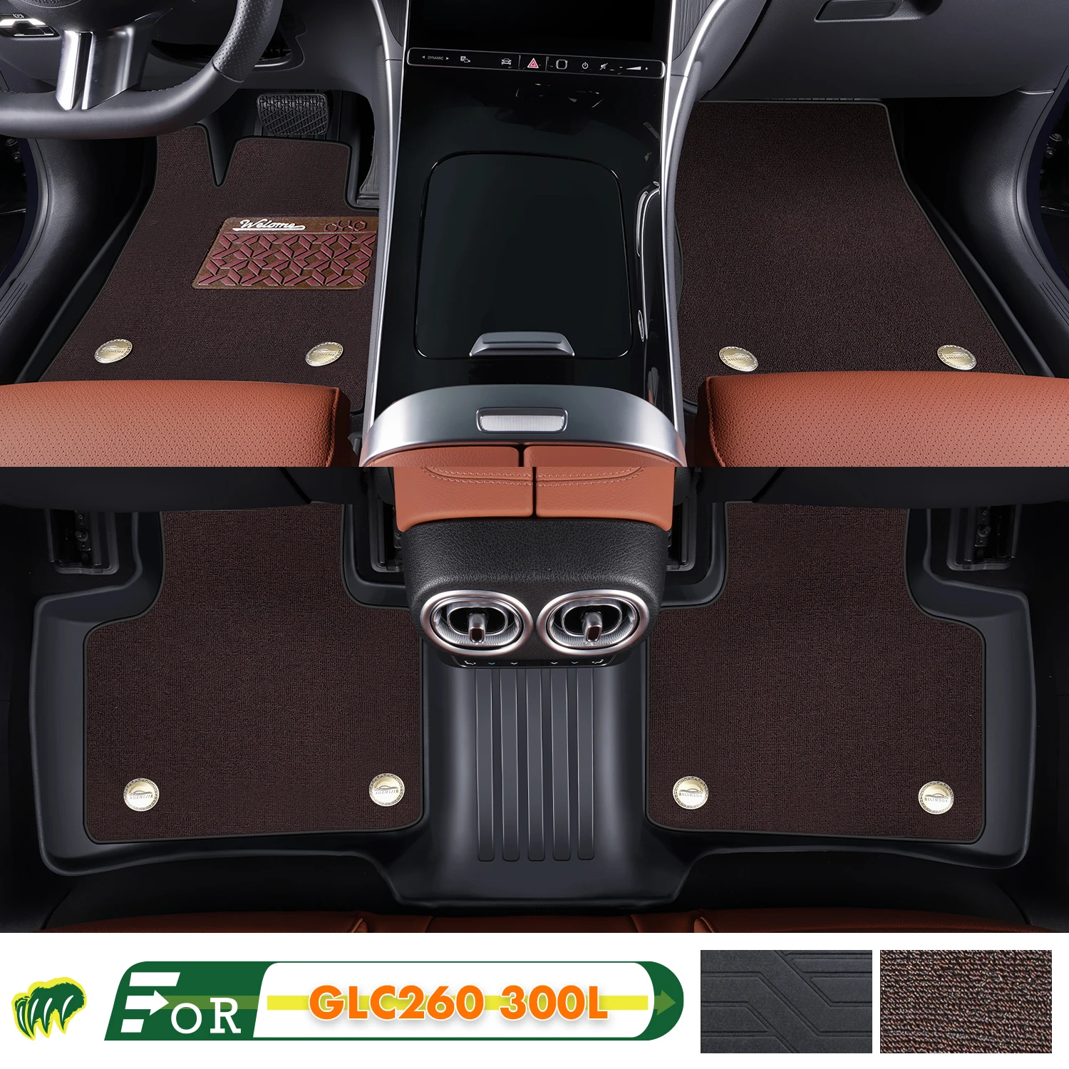 Left-hand Drive Car Floor Mat For Benz GLC260 300L 2016-2024 Full Surround Foot Mat Automotive Floor Mat Interior Floor Liner
Left-hand Drive Car Floor Mat For Benz GLC260 300L 2016-2024 Full Surround Foot Mat Automotive Floor Mat Interior Floor Liner