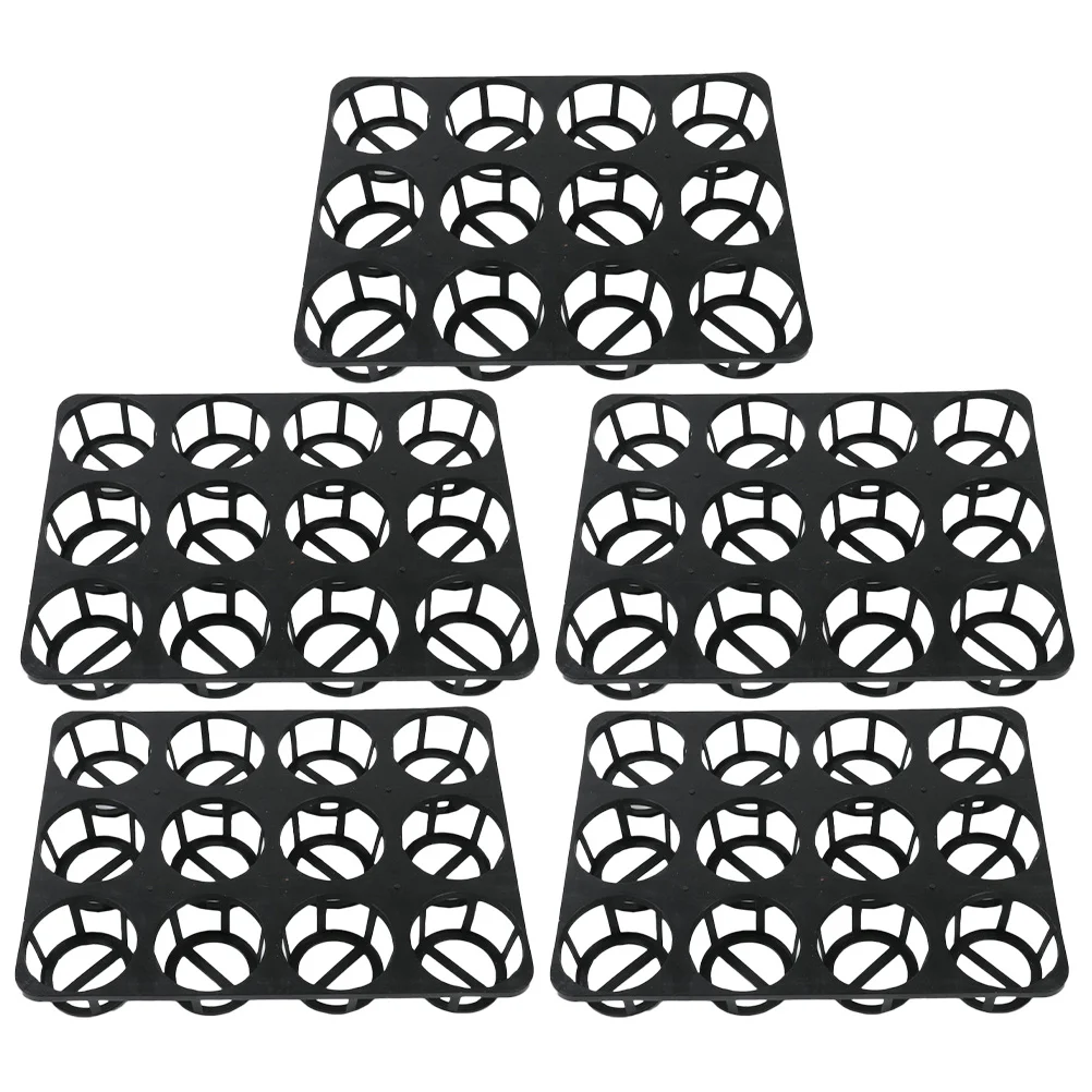 5pcs Flower Pot Tray Racks Plastic Storage Stands Round Hole Design For Garden Greenhouse Planting Propagation Nursery Growing
5pcs Flower Pot Tray Racks Plastic Storage Stands Round Hole Design For Garden Greenhouse Planting Propagation Nursery Growing