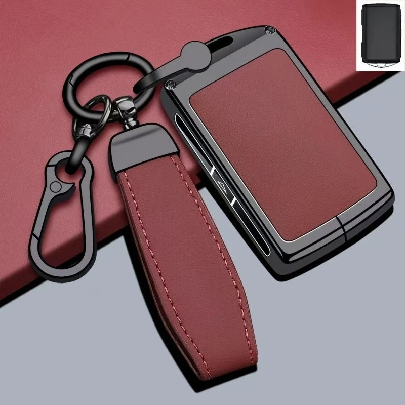 Zinc Alloy Key Fob Cover for Volvo XC60/XC70/S60/S90/XC40/V60/V90/XC90 2026, Heavy Duty Metal Case Shell with Keychain Keybag
Zinc Alloy Key Fob Cover for Volvo XC60/XC70/S60/S90/XC40/V60/V90/XC90 2026, Heavy Duty Metal Case Shell with Keychain Keybag