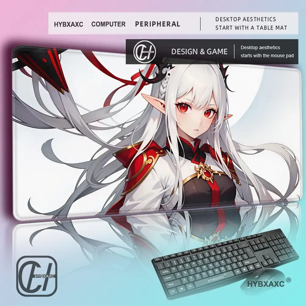 Anime White Hair Elf Girl Mouse Pad, Red Eyes Gothic Girl Desk Mat, Non-Slip Waterproof Gaming Keyboard Mousepad
Anime White Hair Elf Girl Mouse Pad, Red Eyes Gothic Girl Desk Mat, Non-Slip Waterproof Gaming Keyboard Mousepad