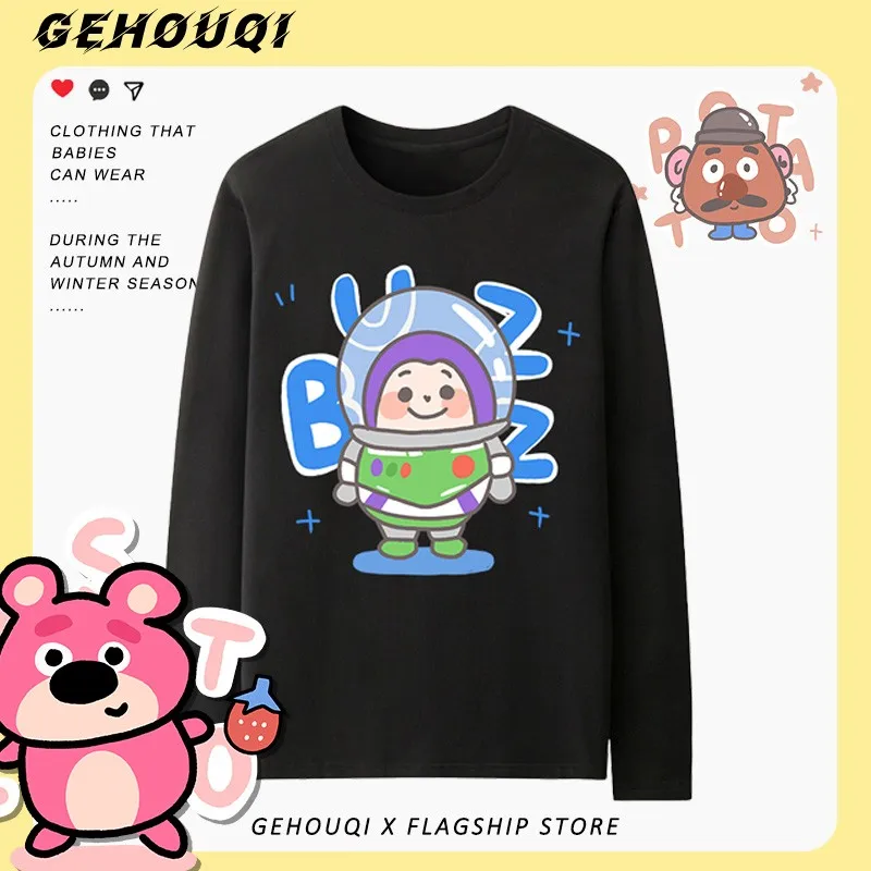 Toy Story Cotton Long Sleeve T-shirt Men Two Yuan Disney Buzz Lightyear Strawberry Bear Fall Clothing Trend
Toy Story Cotton Long Sleeve T-shirt Men Two Yuan Disney Buzz Lightyear Strawberry Bear Fall Clothing Trend