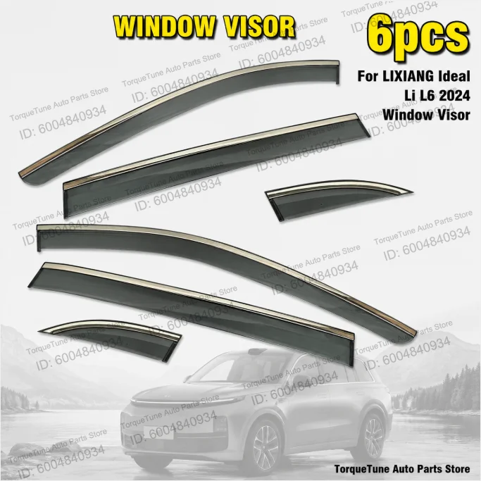 Premium Direct Fit Window Visor Wind Deflector Weather Shield For LIXIANG Ideal Li L6 2024 Door Rain Guard Side Sun Visors
Premium Direct Fit Window Visor Wind Deflector Weather Shield For LIXIANG Ideal Li L6 2024 Door Rain Guard Side Sun Visors