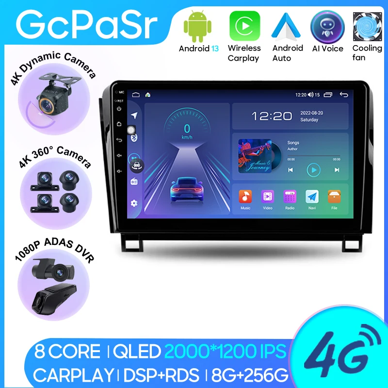 Car Radio Carplay For Toyota Tundra XK50 2007 - 2013 GPS Navigation Multimedia Player Android Auto Stereo 5G Wifi BT No 2din DVD
Car Radio Carplay For Toyota Tundra XK50 2007 - 2013 GPS Navigation Multimedia Player Android Auto Stereo 5G Wifi BT No 2din DVD