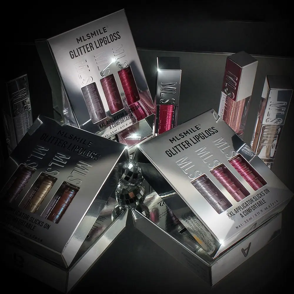 3pcs/set Glitter Watery Lip Glaze Moisturizing Mirror Liquid Lip Stain Long-lasting Easy To Color Lip Gloss Lip Makeup Cosmetics 
3pcs/set Glitter Watery Lip Glaze Moisturizing Mirror Liquid Lip Stain Long-lasting Easy To Color Lip Gloss Lip Makeup Cosmetics