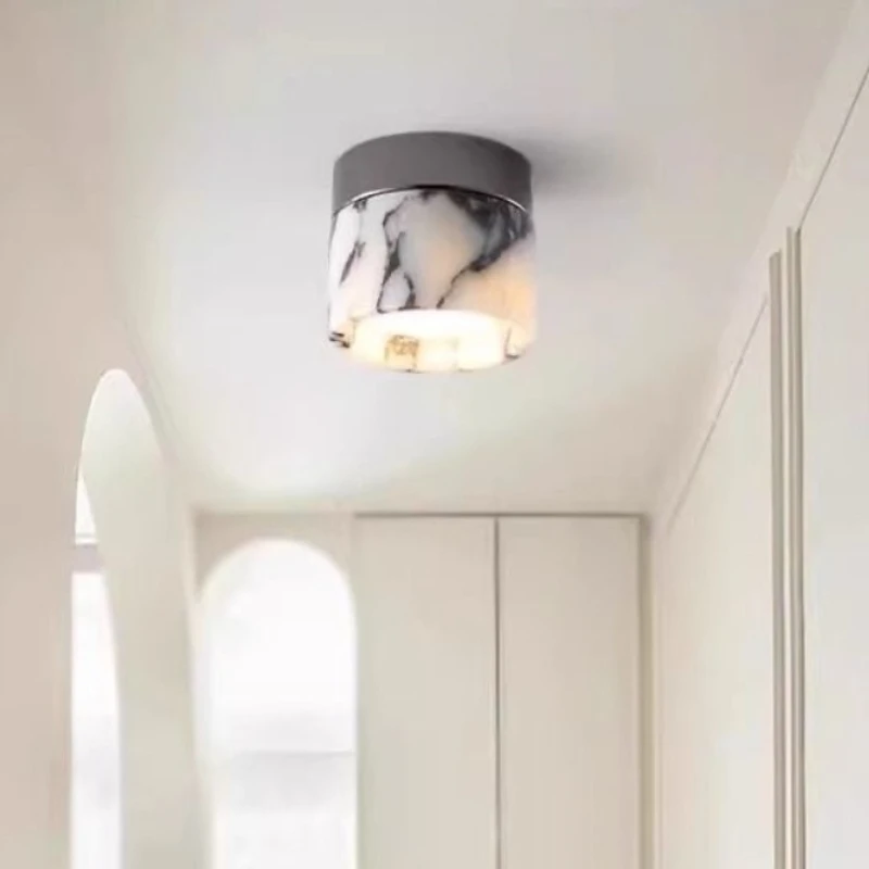 Nordic Hight End Nature Marble LED Ceiling Lamps Minimalist Small Luminaires Bedroom Entrance Corridor Aisle Interior Lighting
Nordic Hight End Nature Marble LED Ceiling Lamps Minimalist Small Luminaires Bedroom Entrance Corridor Aisle Interior Lighting