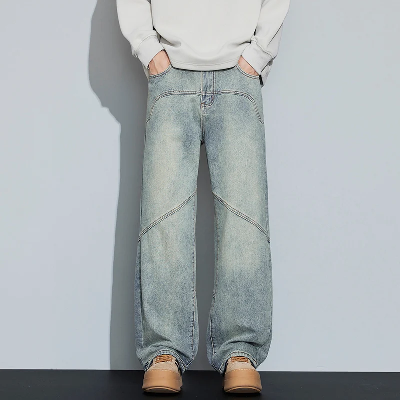 Vintage Men Casual Baggy Pants Wide Leg Jeans Fashion Korean Style Washed Denim Trousers Japan Streetwear Men Clothing
Vintage Men Casual Baggy Pants Wide Leg Jeans Fashion Korean Style Washed Denim Trousers Japan Streetwear Men Clothing