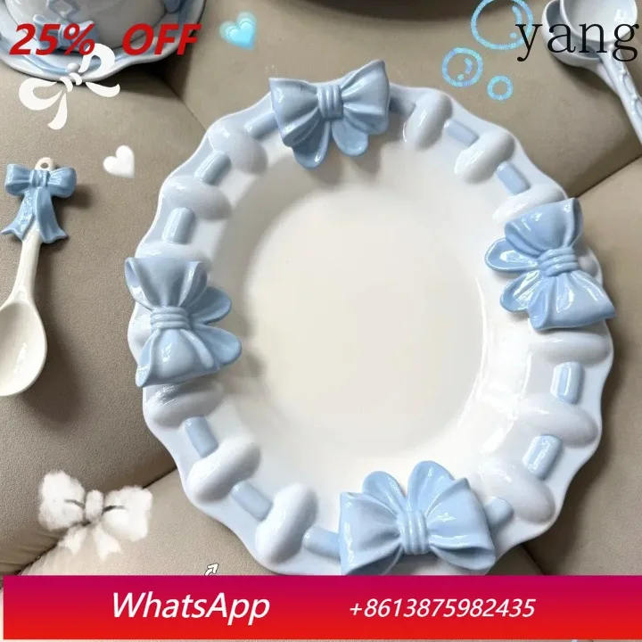 CX bow underglaze hand-painted embossed three-dimensional ceramic dinner plate
CX bow underglaze hand-painted embossed three-dimensional ceramic dinner plate