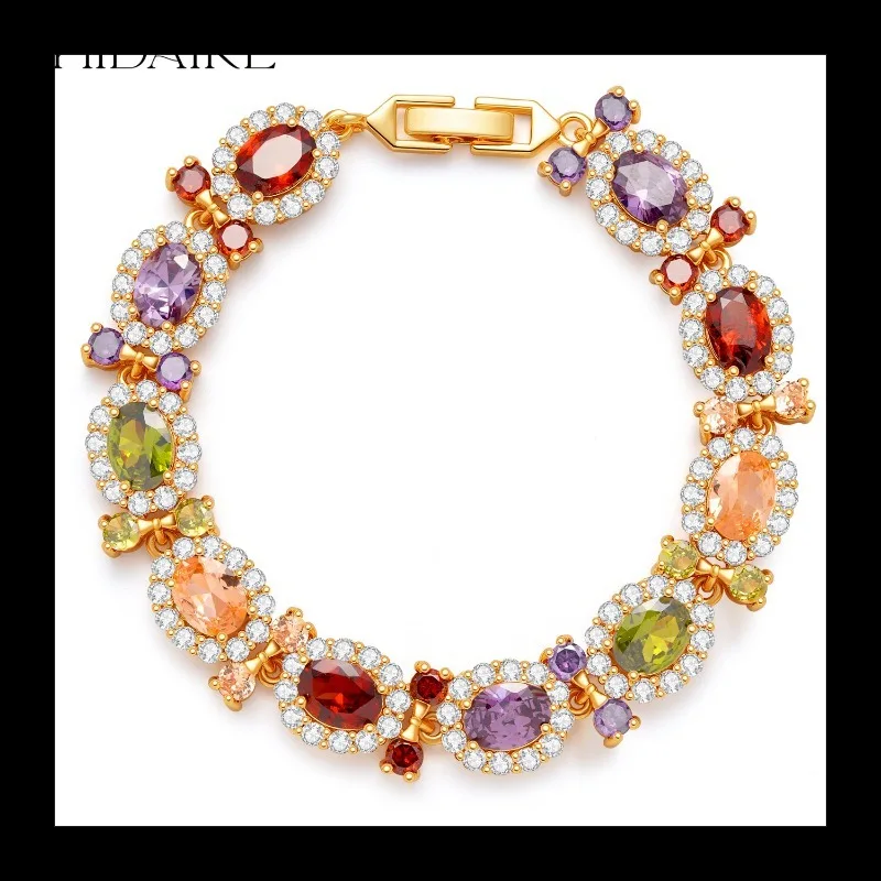 Gorgeous Dinner Bracelet Jewelry Pattern Zircon Inlaid Bracelet Atmospheric Bracelet, Fashionable and Advanced
Gorgeous Dinner Bracelet Jewelry Pattern Zircon Inlaid Bracelet Atmospheric Bracelet, Fashionable and Advanced