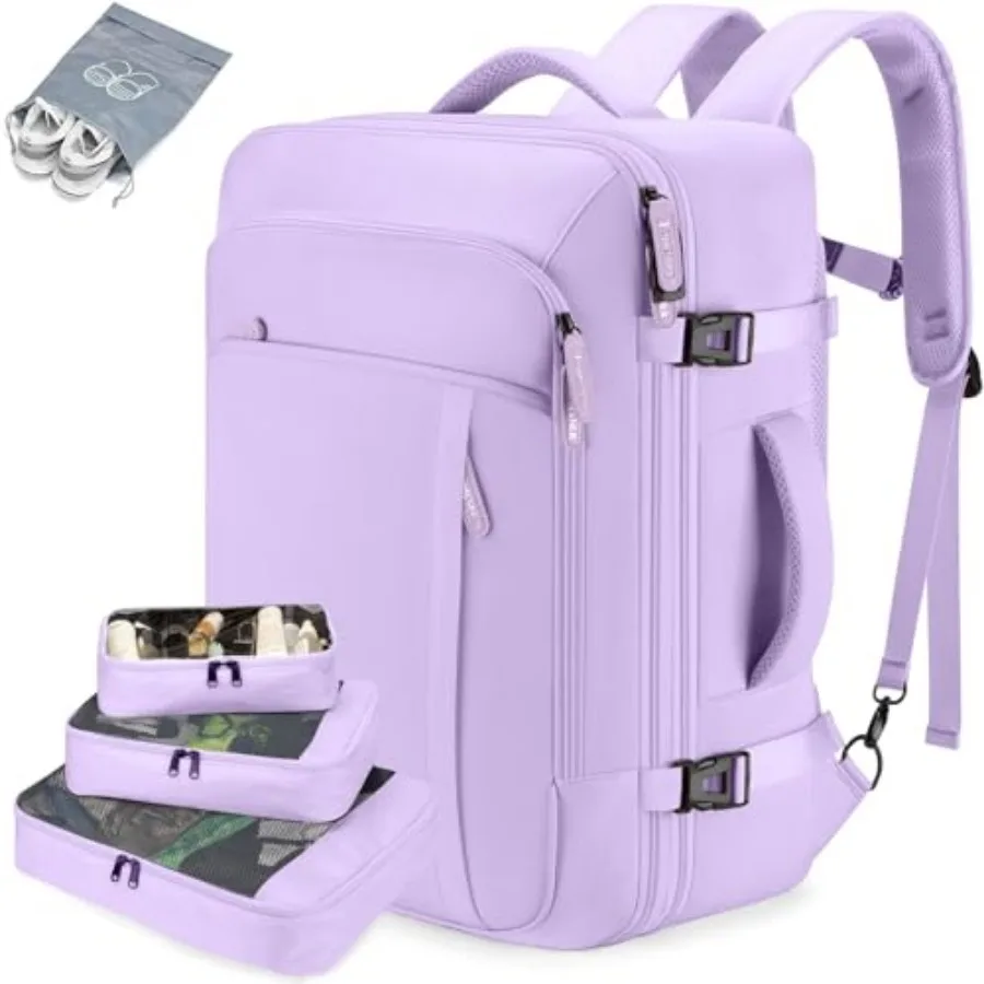 Carry on Travel Backpacks, Extra Large 40L Flight Approved Bag for Men and Women, Expandable Suitcase Backpack With 4 Packing C
Carry on Travel Backpacks, Extra Large 40L Flight Approved Bag for Men and Women, Expandable Suitcase Backpack With 4 Packing C