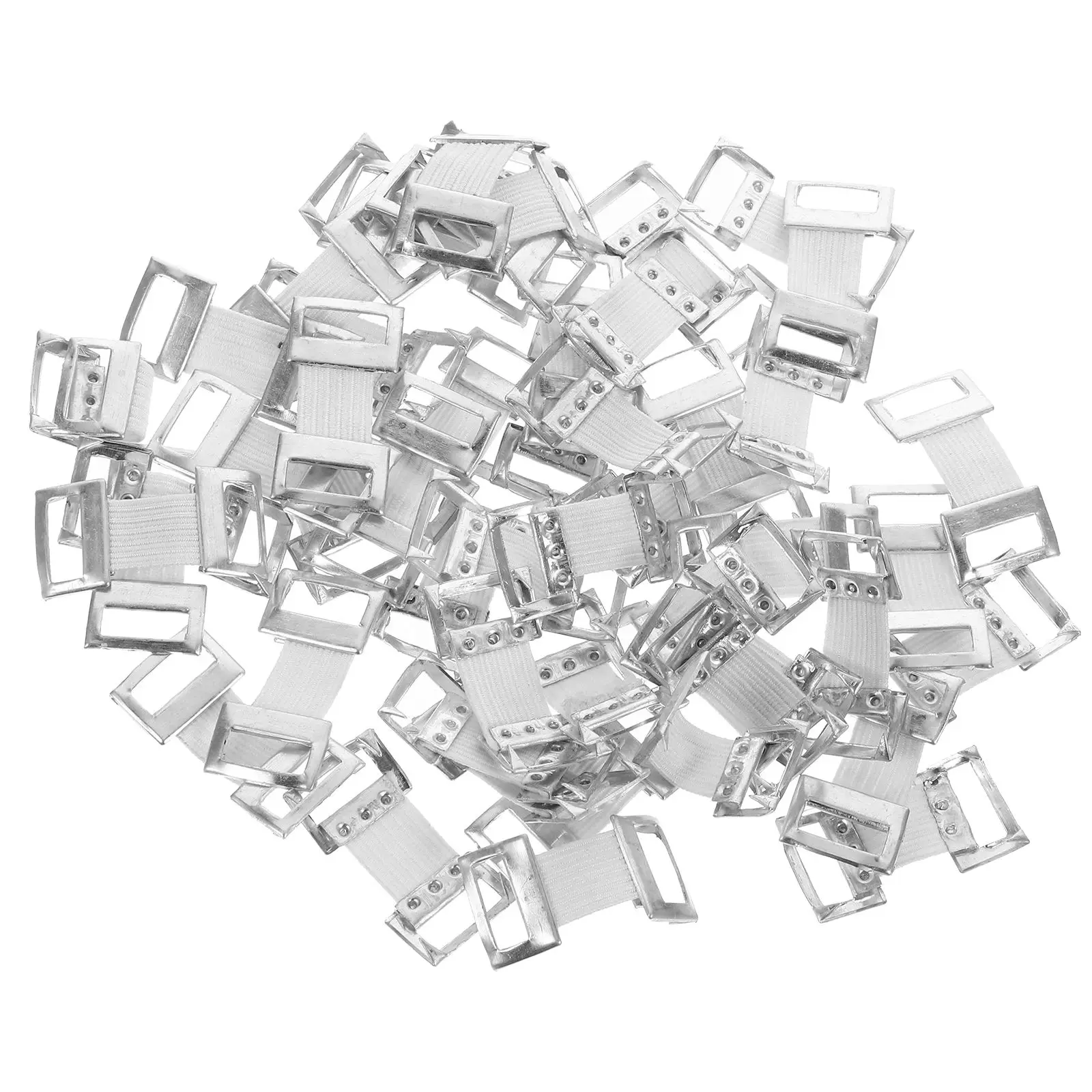 50 Pcs Bandage Wrap Clips Buckle Polyester Replacement Fastener Aluminum Elastic Hardware Accessories Durability Sprains Strains
50 Pcs Bandage Wrap Clips Buckle Polyester Replacement Fastener Aluminum Elastic Hardware Accessories Durability Sprains Strains