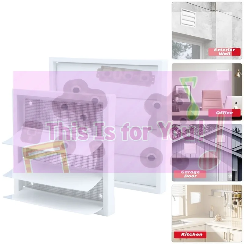 【MA】Vent Systems White Vent Cover Grille Plastic One-Directional Exhaust Vent Cover With Screen Vent Hood Cap
【MA】Vent Systems White Vent Cover Grille Plastic One-Directional Exhaust Vent Cover With Screen Vent Hood Cap