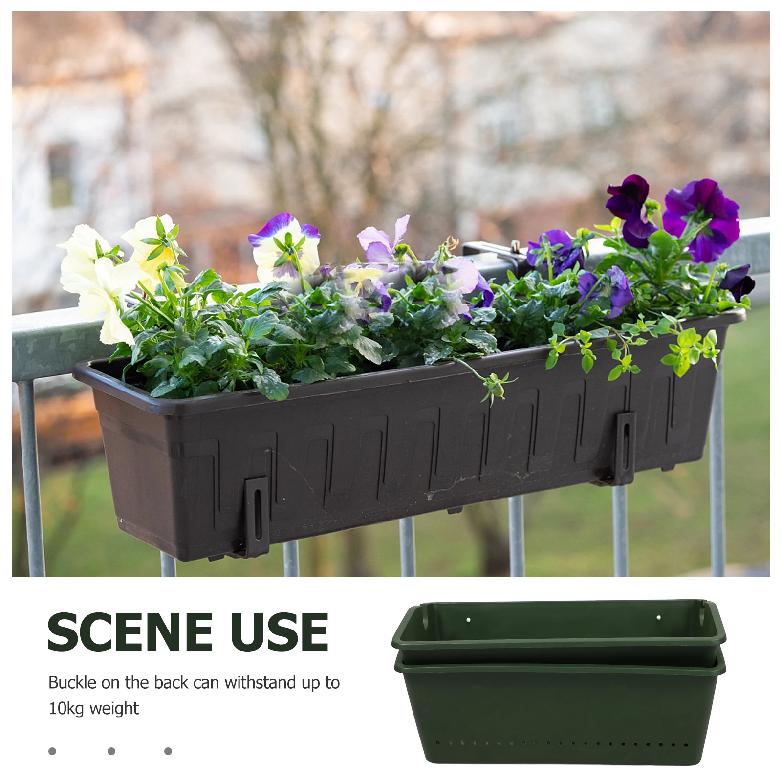 2pcs Plant Wall Flowerpot Large Green Plastic Vertical Cactus Indoor Display Planter Background Wall Pot Balcony Garden Fence
2pcs Plant Wall Flowerpot Large Green Plastic Vertical Cactus Indoor Display Planter Background Wall Pot Balcony Garden Fence