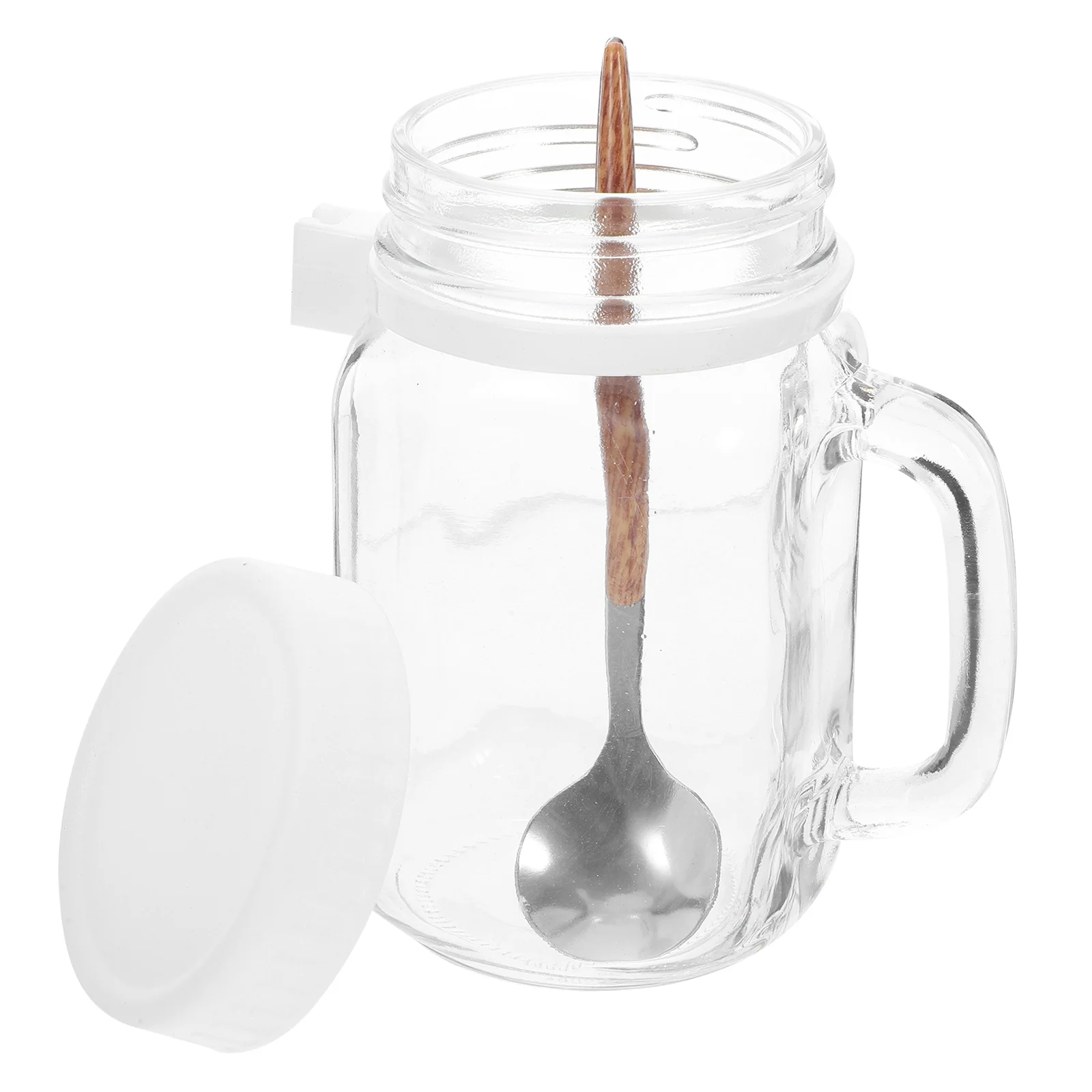 Portable Glass Breakfast Cup Food Containers Soda Lime Household Large Mouth with Lids
Portable Glass Breakfast Cup Food Containers Soda Lime Household Large Mouth with Lids