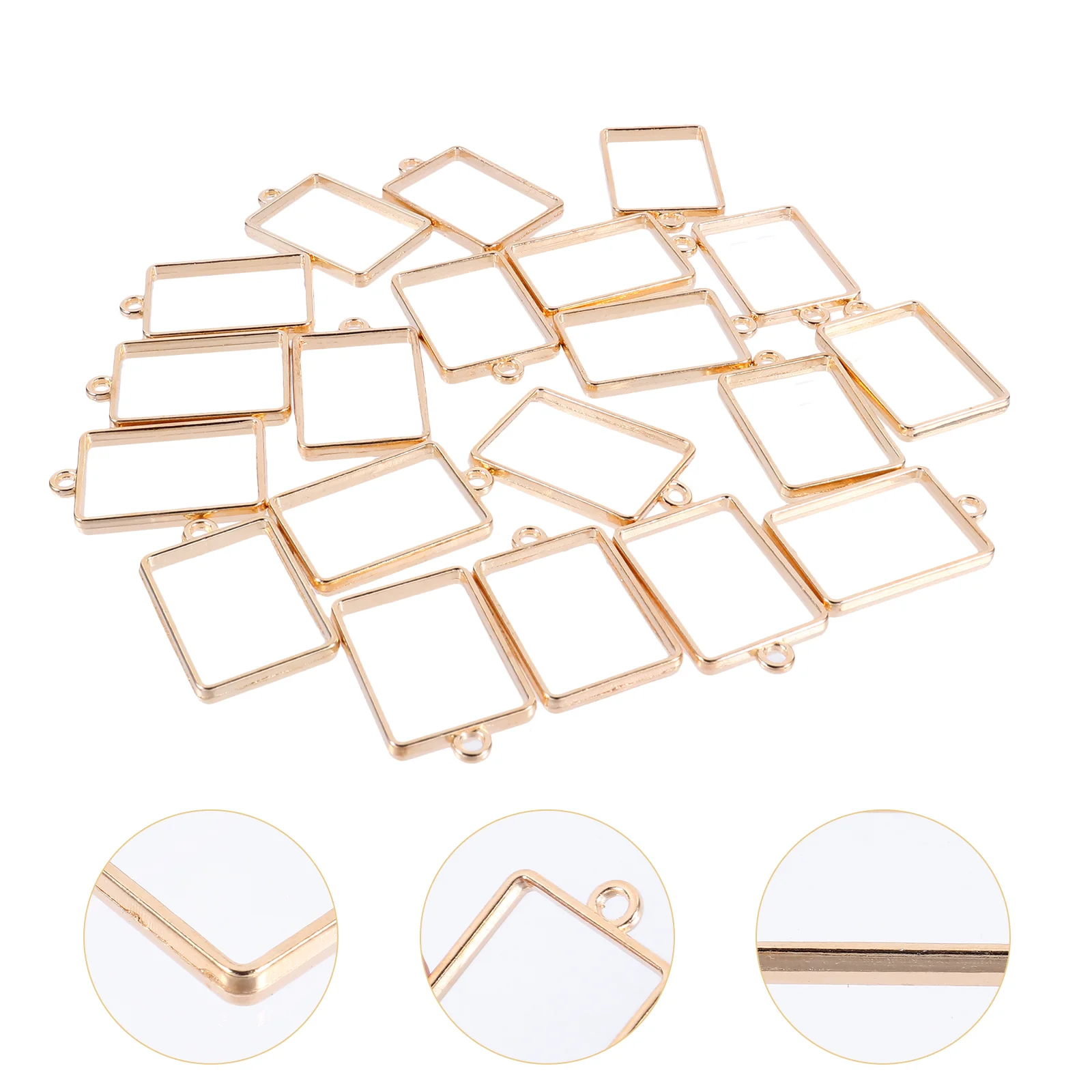 20 Pcs Rectangular Frame Retro Pendants Silver Hollow Jewelry Accessories Handmade Gifts Bracelets Necklaces Decorative
20 Pcs Rectangular Frame Retro Pendants Silver Hollow Jewelry Accessories Handmade Gifts Bracelets Necklaces Decorative