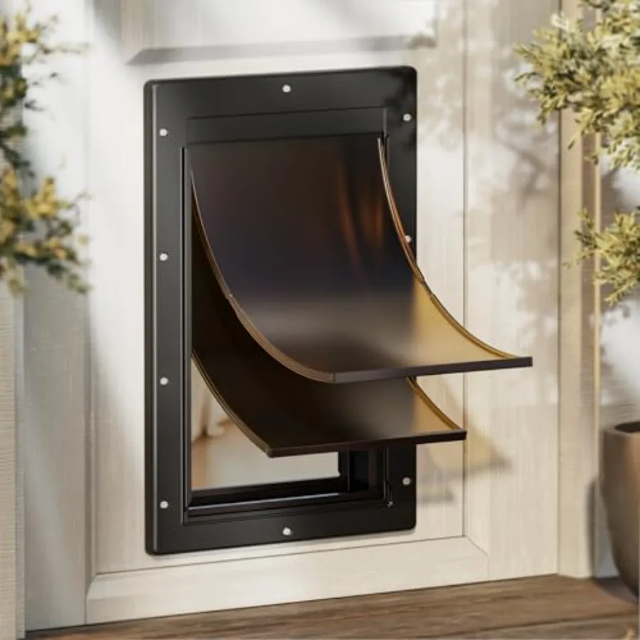 Never Rust Plastic Dog door Doggy Door Doggie Door for Easy Install in Interior and Exterior Doors or Wall Double Magnetic Flap
Never Rust Plastic Dog door Doggy Door Doggie Door for Easy Install in Interior and Exterior Doors or Wall Double Magnetic Flap