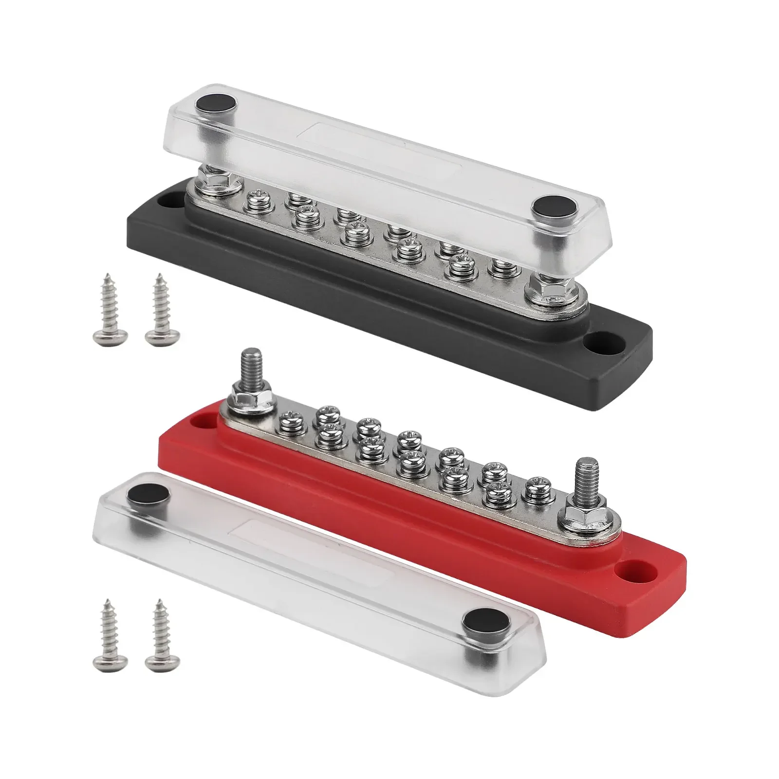 Terminal Block M6 M4 Terminals Dual Polarity Copper For Auto and Marine Bus Bar 150A Power Distribution Block 48V DC wholesale
Terminal Block M6 M4 Terminals Dual Polarity Copper For Auto and Marine Bus Bar 150A Power Distribution Block 48V DC wholesale