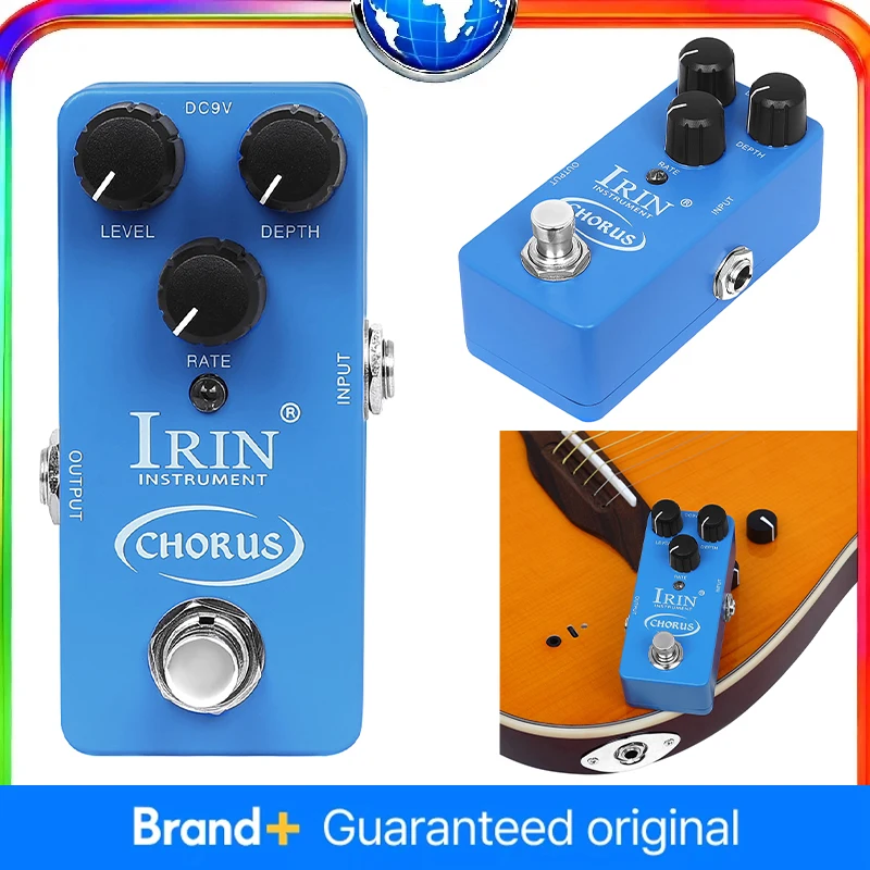RIN RS-23 педаль для гитары с эффектом хору, аналоговая схема, чистый зернистый эффект хору, педаль True Bypass, аксессуары для электрогитары
RIN RS-23 педаль для гитары с эффектом хору, аналоговая схема, чистый зернистый эффект хору, педаль True Bypass, аксессуары для электрогитары