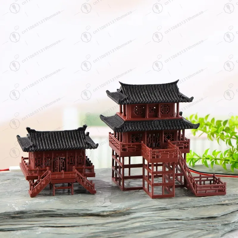 Modern Micro-landscape Bonsai Resin Chinese Ancient Architectural Model Water Tank Decoration
Modern Micro-landscape Bonsai Resin Chinese Ancient Architectural Model Water Tank Decoration