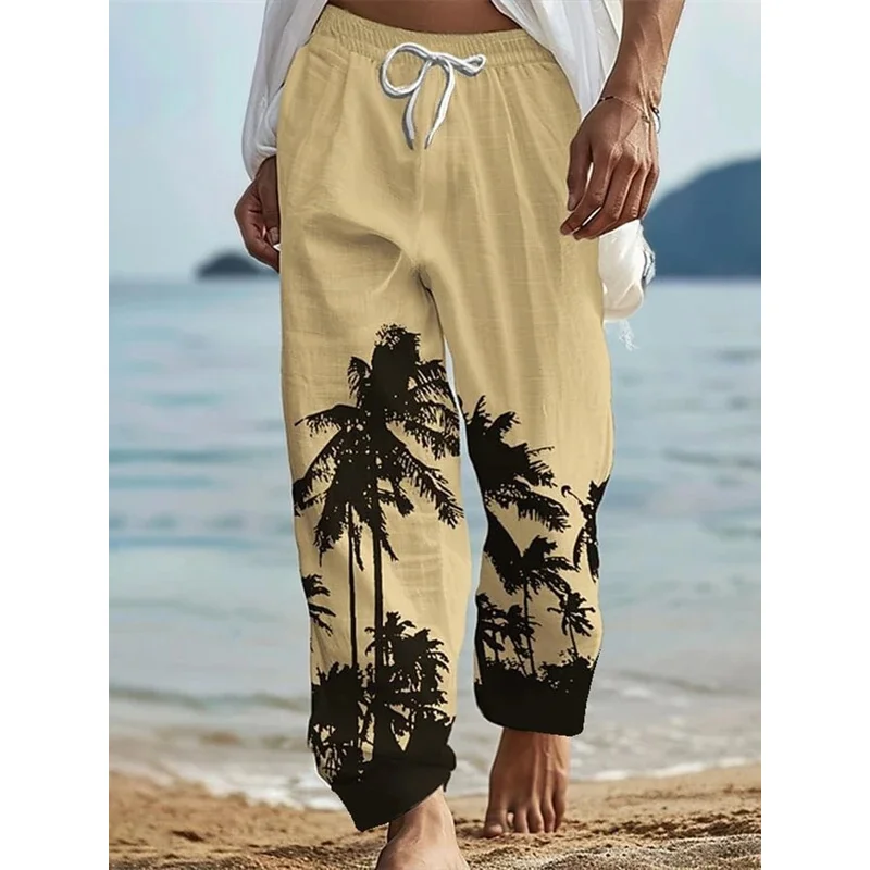 Мужские брюки из кокосовой пальмы, брюки со средней талией, эластичная талия, гавайские повседневные прямые брюки для отдыха на открытом воздухе
Мужские брюки из кокосовой пальмы, брюки со средней талией, эластичная талия, гавайские повседневные прямые брюки для отдыха на открытом воздухе