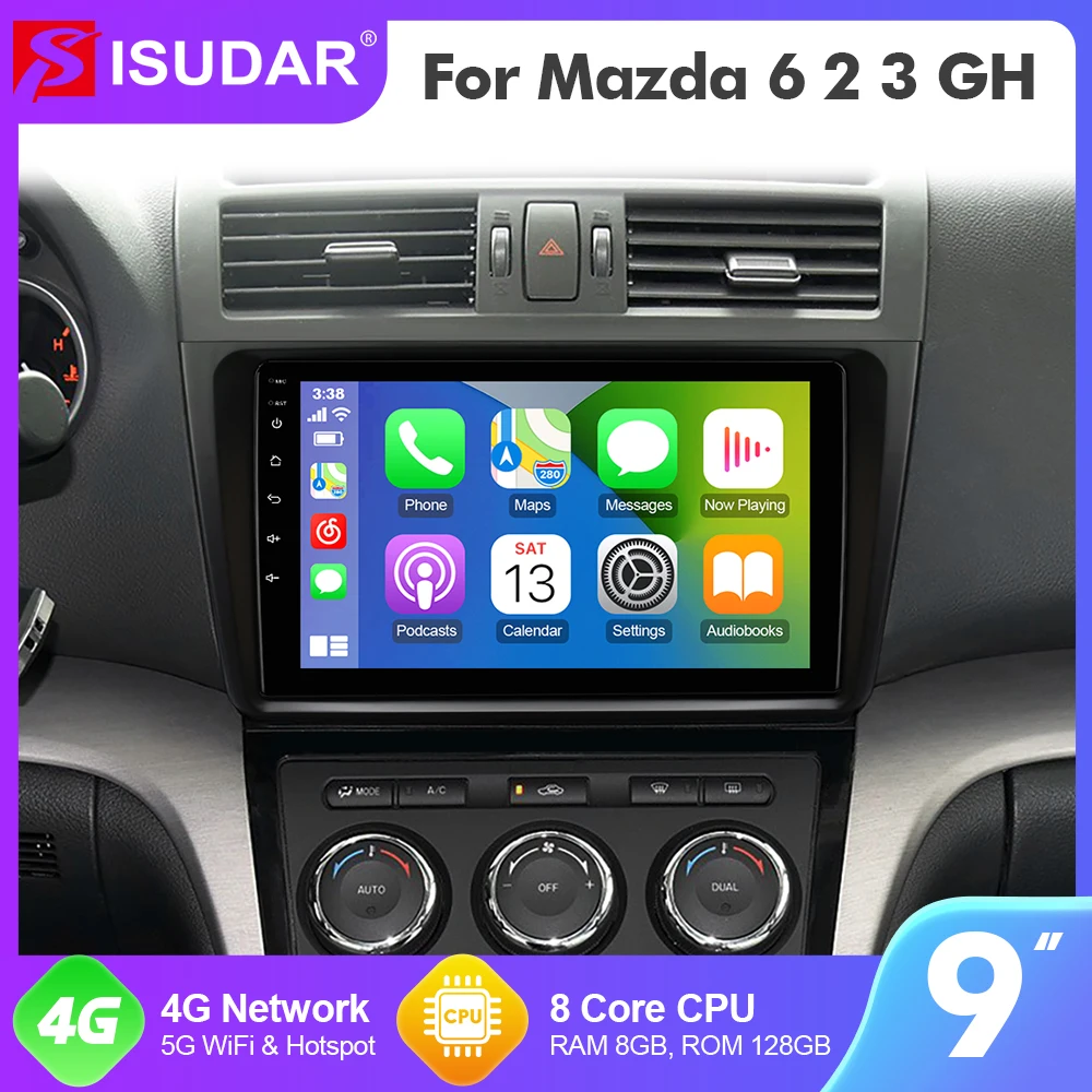 9 дюймовый Isudar Android 12 автомобильное радио для Mazda 6 2 3 GH 2007-2012 Carplay Авто Стерео GPS No 2din
9 дюймовый Isudar Android 12 автомобильное радио для Mazda 6 2 3 GH 2007-2012 Carplay Авто Стерео GPS No 2din