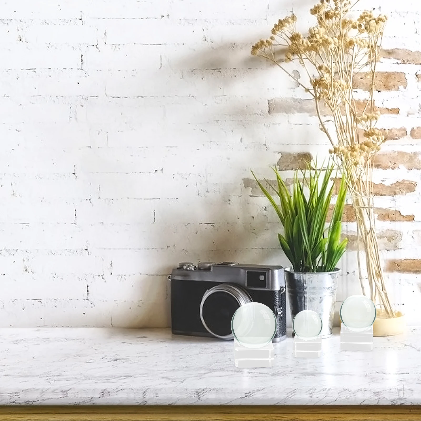 3Pcs Crystal Balls Base Premium Transparent Stand for Living Room Bedroom Decoration Square Displaying Pedestal Home Accessory
3Pcs Crystal Balls Base Premium Transparent Stand for Living Room Bedroom Decoration Square Displaying Pedestal Home Accessory