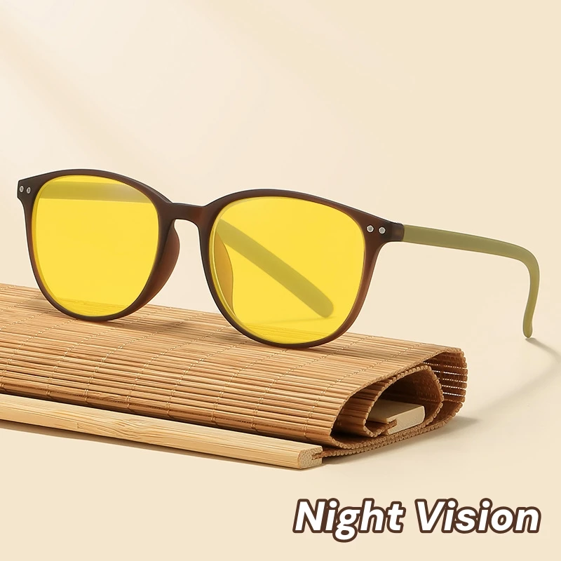 New Retro Night Vision Glasses for Men High-end Yellow Lens Sunglasses for Driving Computer Anti Blue Light Plain Glasses
New Retro Night Vision Glasses for Men High-end Yellow Lens Sunglasses for Driving Computer Anti Blue Light Plain Glasses