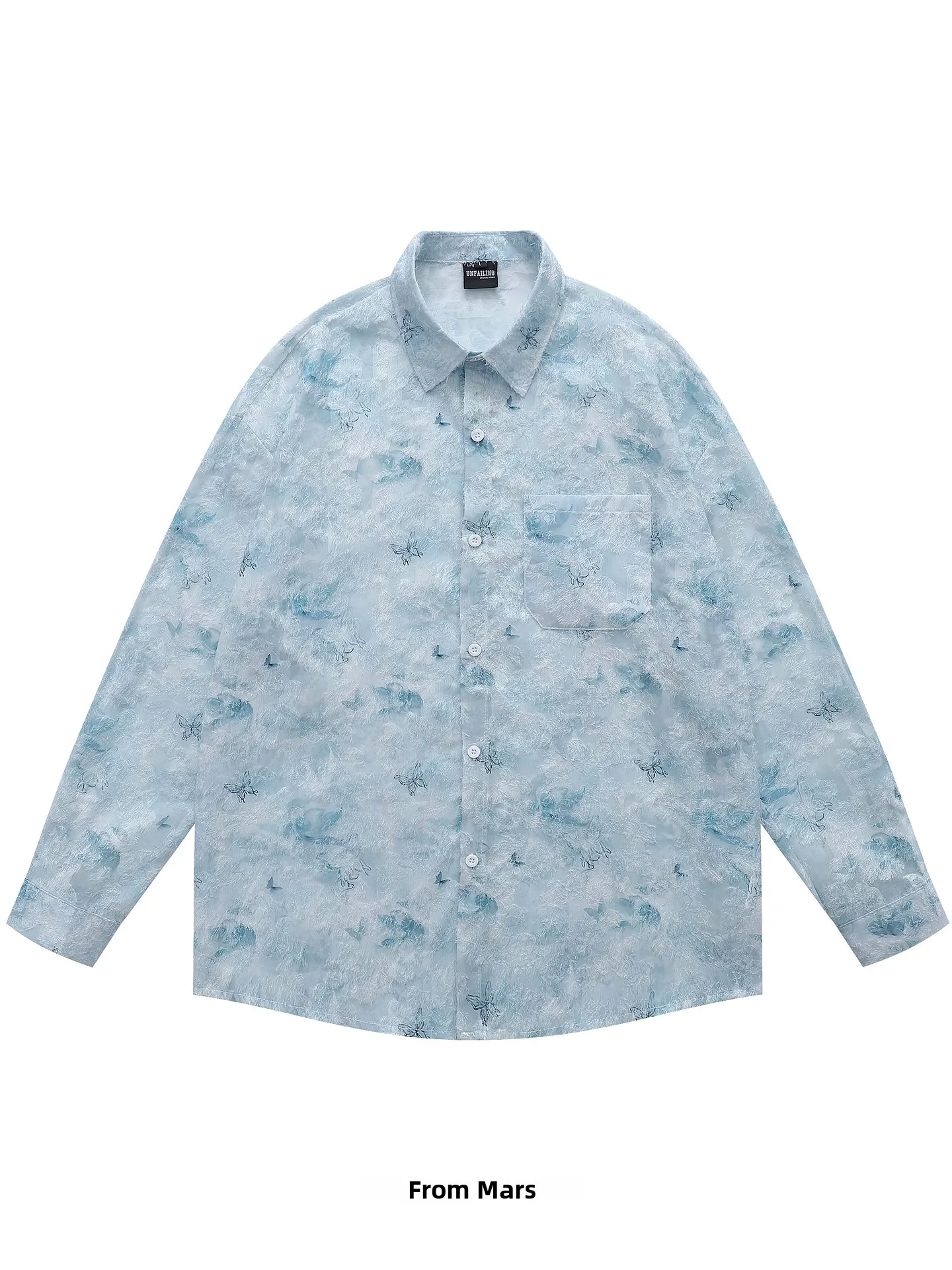 Loose Fit Long Sve Blue Lazy Sle Casual irt Vintage College Theme Japanese Sle Printed irt from Youth Faion
Loose Fit Long Sve Blue Lazy Sle Casual irt Vintage College Theme Japanese Sle Printed irt from Youth Faion