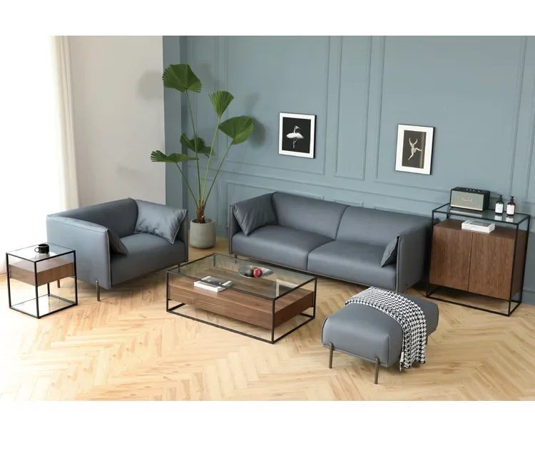 Modern minimalist coffee table, living room home, Nordic light luxury glass storage
Modern minimalist coffee table, living room home, Nordic light luxury glass storage