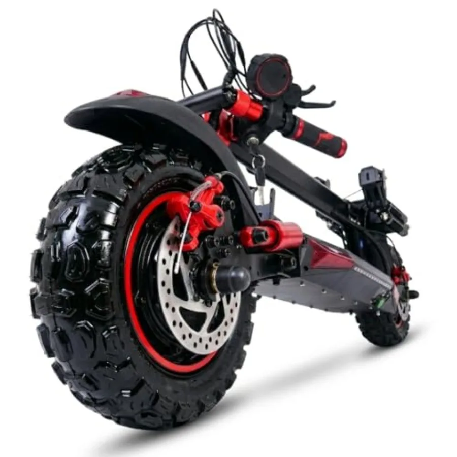 Adult electric scooter for urban commuting: aluminum alloy frame, black finish, 1200W motor, 34MPH top speed, 37-mile range, fo
Adult electric scooter for urban commuting: aluminum alloy frame, black finish, 1200W motor, 34MPH top speed, 37-mile range, fo