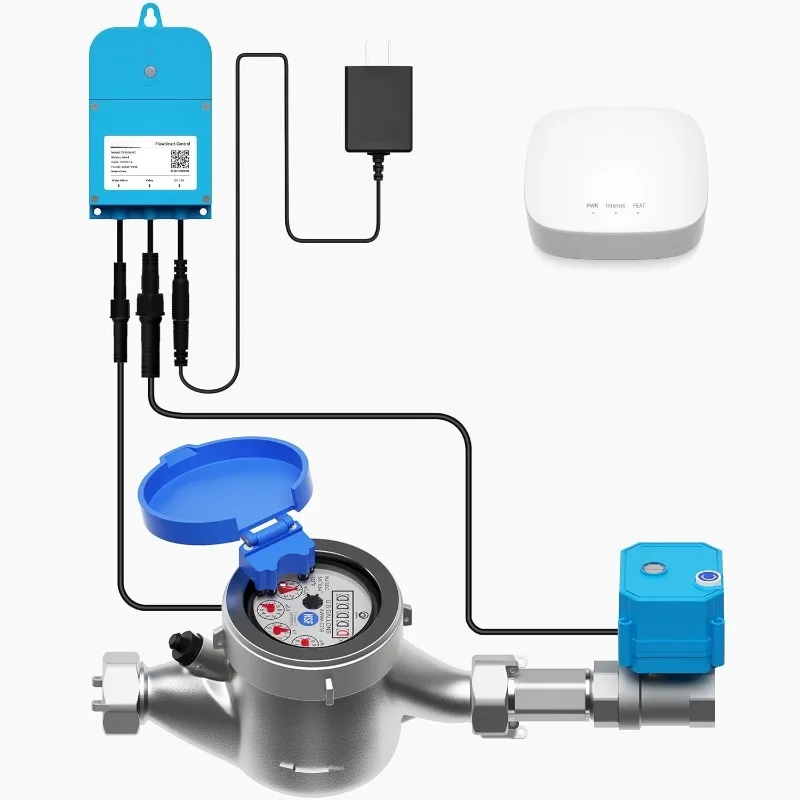 Control, Water Usage Monitor & Leak Detector: Advanced Smart Home Water Meter & Motorized Shutoff Valve , 0.75
Control, Water Usage Monitor & Leak Detector: Advanced Smart Home Water Meter & Motorized Shutoff Valve , 0.75