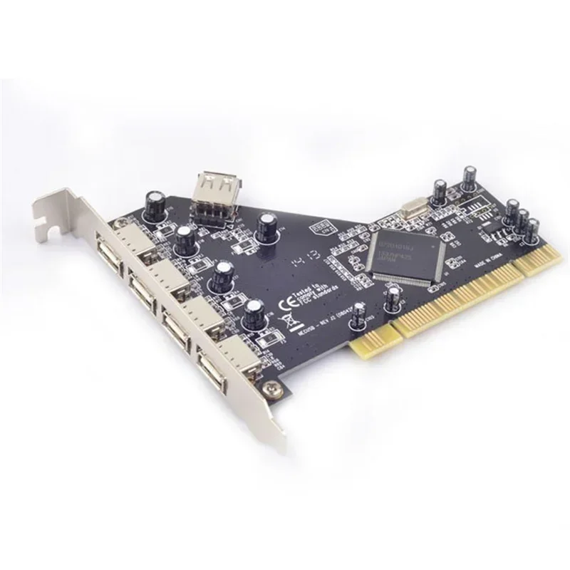PCI to 4 Ports External + 1 Port Internal USB 2.0 Expansion Card Chipset for NEC
PCI to 4 Ports External + 1 Port Internal USB 2.0 Expansion Card Chipset for NEC